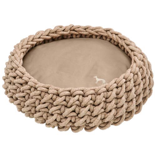 Dog Basket Braided Linz   50X50 Cm Natur | Hunter