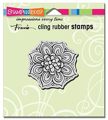 Stampendous Cling Rubber Stamp Mandala Bloom