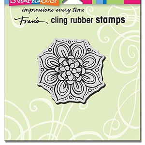 Stampendous Cling Rubber Stamp Mandala Bloom
