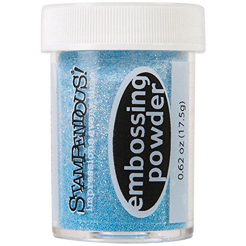 STAMPENDOUS Embossing powder 62Oz-Sparkly Blue Transparent