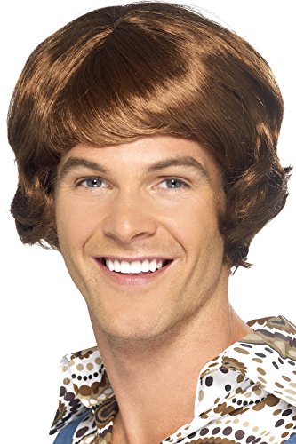 Smiffys Disco Mullet Wig - Light Brown