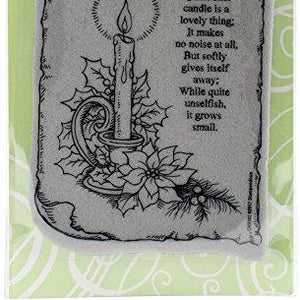 Stampendous Parchment Candle Cling Stamp