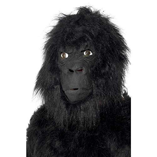 Smiffys Gorilla Mask, Large Overhead with Hair