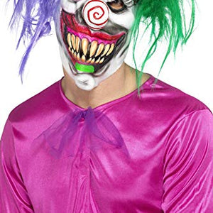 Smiffys 47043 Killer Clown Mask, Multi-Colour, One Size