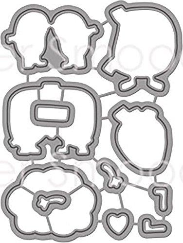 Paper Smooches J3D395 Dies-Body Language Icons
