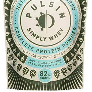 Pulsin' Unflavoured Whey Concentrate Protein Powder 250 g