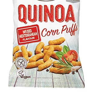 Eat Real Quinoa Puffs Mediterranean 113g (Pack of 12)