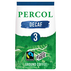 Percol Ft Organic Delicious Decaf Ground Coffee - Plastic Free 200g