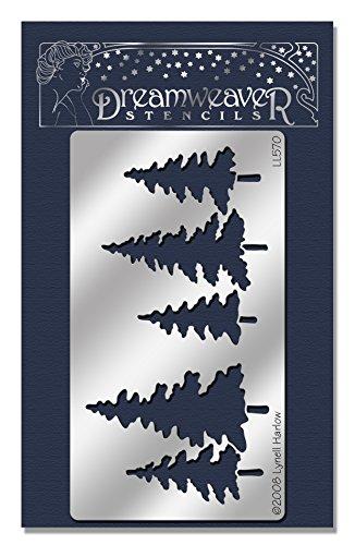 Stampendous Dreamweaver Metal Stencil, Pine Trees