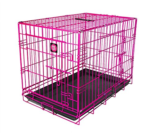 Large Double Door Crate - Pink (Case Of 1 ) | James & Steel