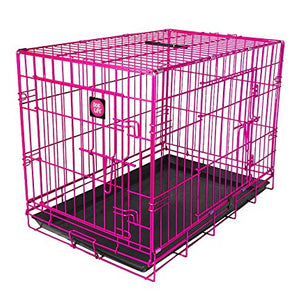 Large Double Door Crate - Pink (Case Of 1 ) | James & Steel