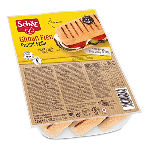 Schär Gluten Free Panini Rolls, 225 g