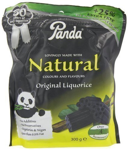 Panda Liquorice Cuts 300g (Pack of 4)