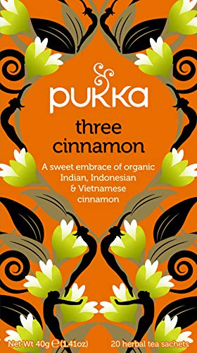 Pukka Three Cinnamon Organic Tea, 20 sachets