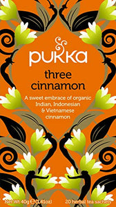 Pukka Three Cinnamon Organic Tea, 20 sachets