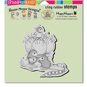 STAMPENDOUS HMCQ20 House Mouse Cling Stamp, Tiny Tailor