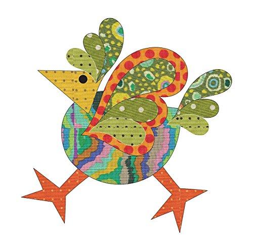Quilting Creations Laser Cut Fusible Funky Chicken 1 Small Dotz Applique