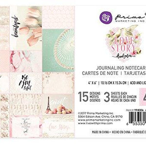 Prima Marketing Love Story-4x6 Journaling Cards