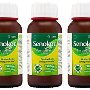 Senokot Constipation Relief 7.5mg/5ml Syrup 150ml - Pack of 3