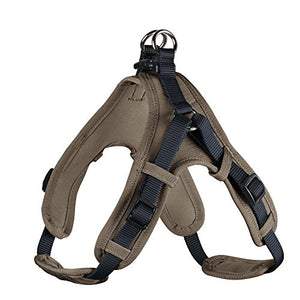Harness Neoprene Vario Quick Xl 79-100 Cm, 25 Mm Nylon Navy/Neoprene Walnut | Hunter
