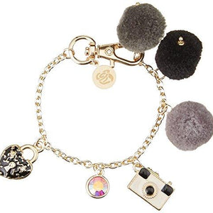Prima Marketing 655350593346 My Prima Planner Embellishment Pom Key Chain with Lock & Key