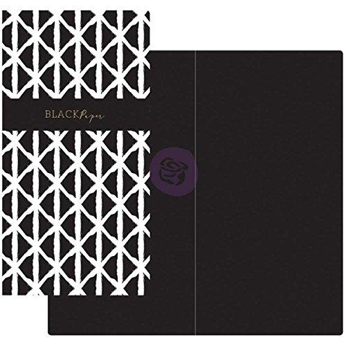 Prima Marketing Prima Traveler's Journal Notebook Refill Black Paper