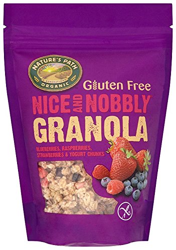 Natures Path Organic Strawberry/ Raspberry/ Blueberry Granola 312 g (Pack of 4)