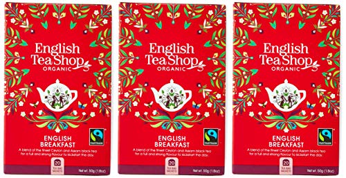English Tea Shop - English Breakfast - Pack of 20 Tea Bag Sachets (pack of 3)