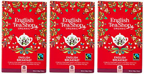 English Tea Shop - English Breakfast - Pack of 20 Tea Bag Sachets (pack of 3)
