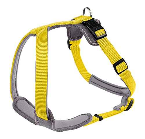 Harness Neoprene Xxl 81-100 Cm, 25 Mm Nylon Yellow/Neoprene Grey | Hunter