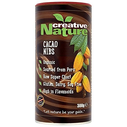 Creative Nature Organic Cacao Nibs 300g X 2 (Pack of 2)