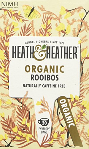 Heath & Heather Tea Infusions Organic Rooibos Teabags (Pack of 6, Total 120)