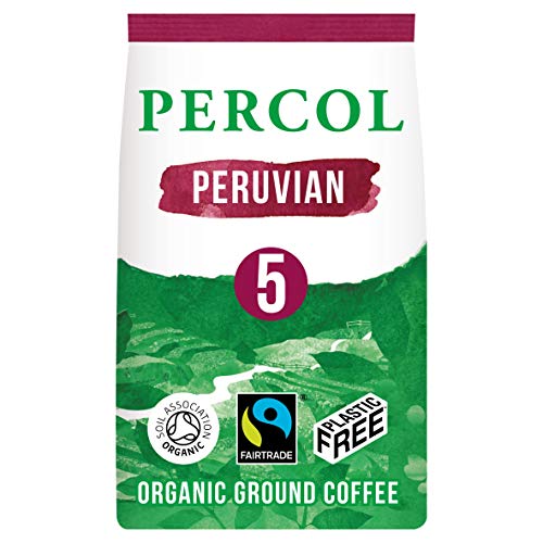 Percol Ft Organic Bold Peruvian Ground Coffee - Plastic Free 200g