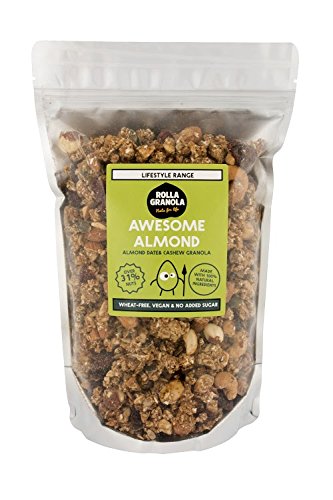 Rollagranola Awesome Almond Granola (300g) | 100% Natural Ingredients and all the Health Benefits Associated