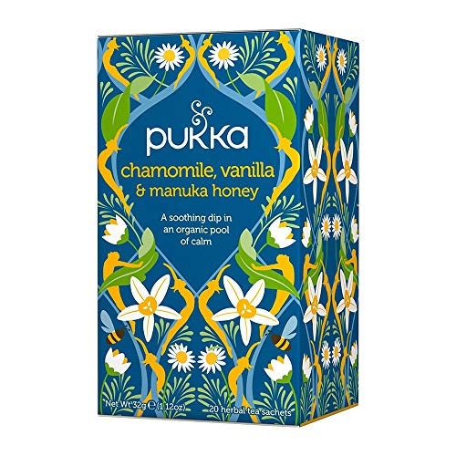 PUKKA HERBAL AYURVEDA Organic Chamomile Vanilla & Manuka Honey 20sach (PACK OF 1)