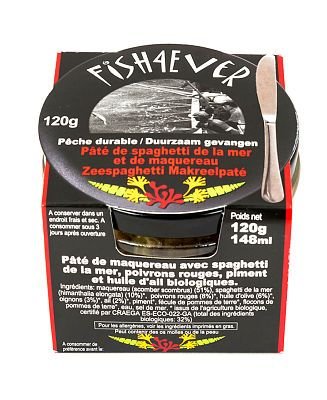 Fish4Ever Mackerel & Sea Spaghetti Pate 120g
