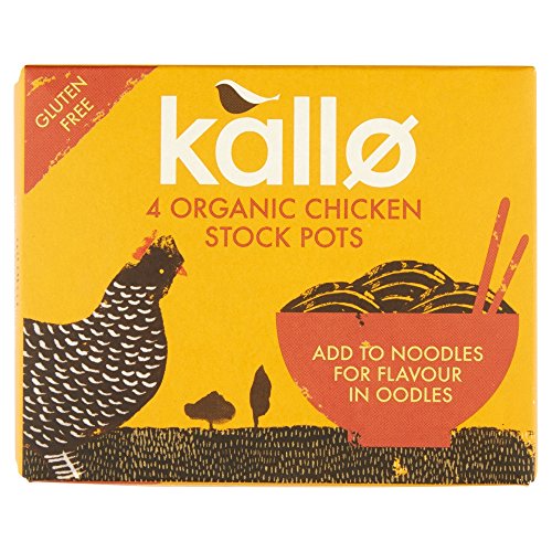 Kallo Organic Chicken Stock Pot, 96 g, Pack of 4