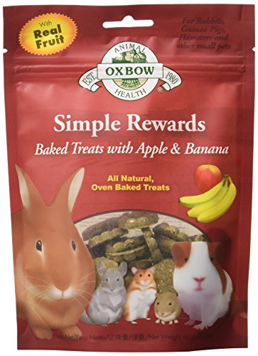 Oxbow Baked Treats Apple & Banana 60G | Petlife International Ltd