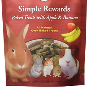 Oxbow Baked Treats Apple & Banana 60G | Petlife International Ltd