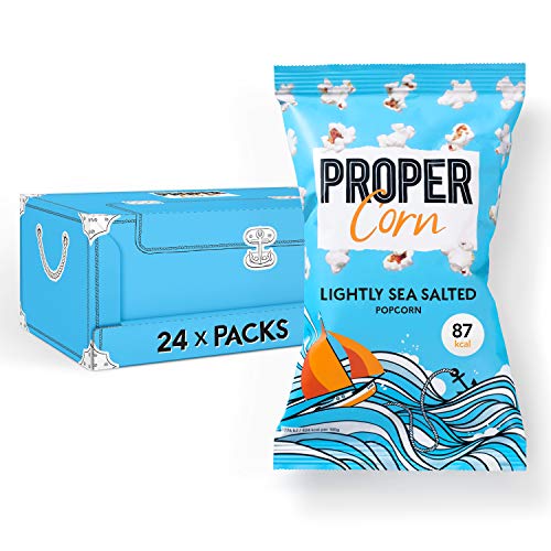 PROPERCORN Lightly Sea Salted Popcorn(Pack of 24)