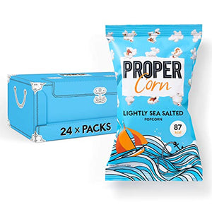 PROPERCORN Lightly Sea Salted Popcorn(Pack of 24)