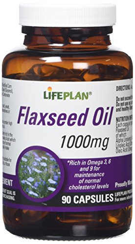 Lifeplan Flaxseed Vegicaps Oil 1000mg 90 Capsules