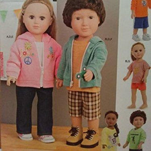 Simplicity 8576OS 18 inch doll clothes