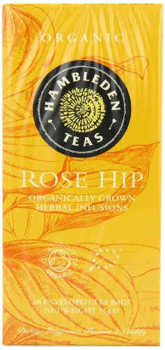 HAMBLEDEN HERBS Organic Rose Hip Tea Bags 55g (PACK OF 6)