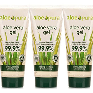 Optima Aloe Pura Organic Aloe Vera Gel 3 x 100ml