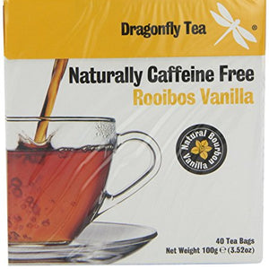 Dragonfly Rooibos Vanilla Tea 40 Bags x 4