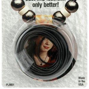 Pepperell P'leather Cord 3 Yards/pkg-black 2mm
