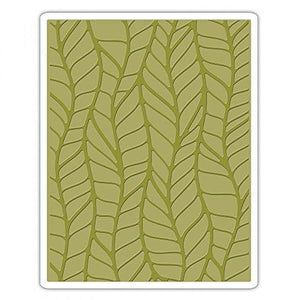Sizzix 661826 Leafy Texture Fades Embossing Folder