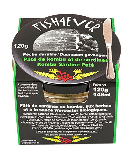 Fish4Ever Sardine Pate & Kombu Seaweed 120g