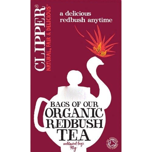 Clipper Organic Redbush Envelopes 25bag X 5 (Pack of 5)
